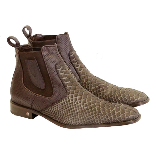 Vestigium Python Chelsea Boots Brown - 6