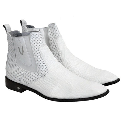 Vestigium Shark Chelsea Boots White - White
