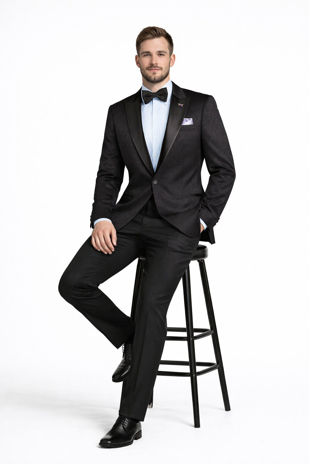 Mens Traditional Black Church Suit – Clean Classic Worship Look - 34 Short or Extra Small