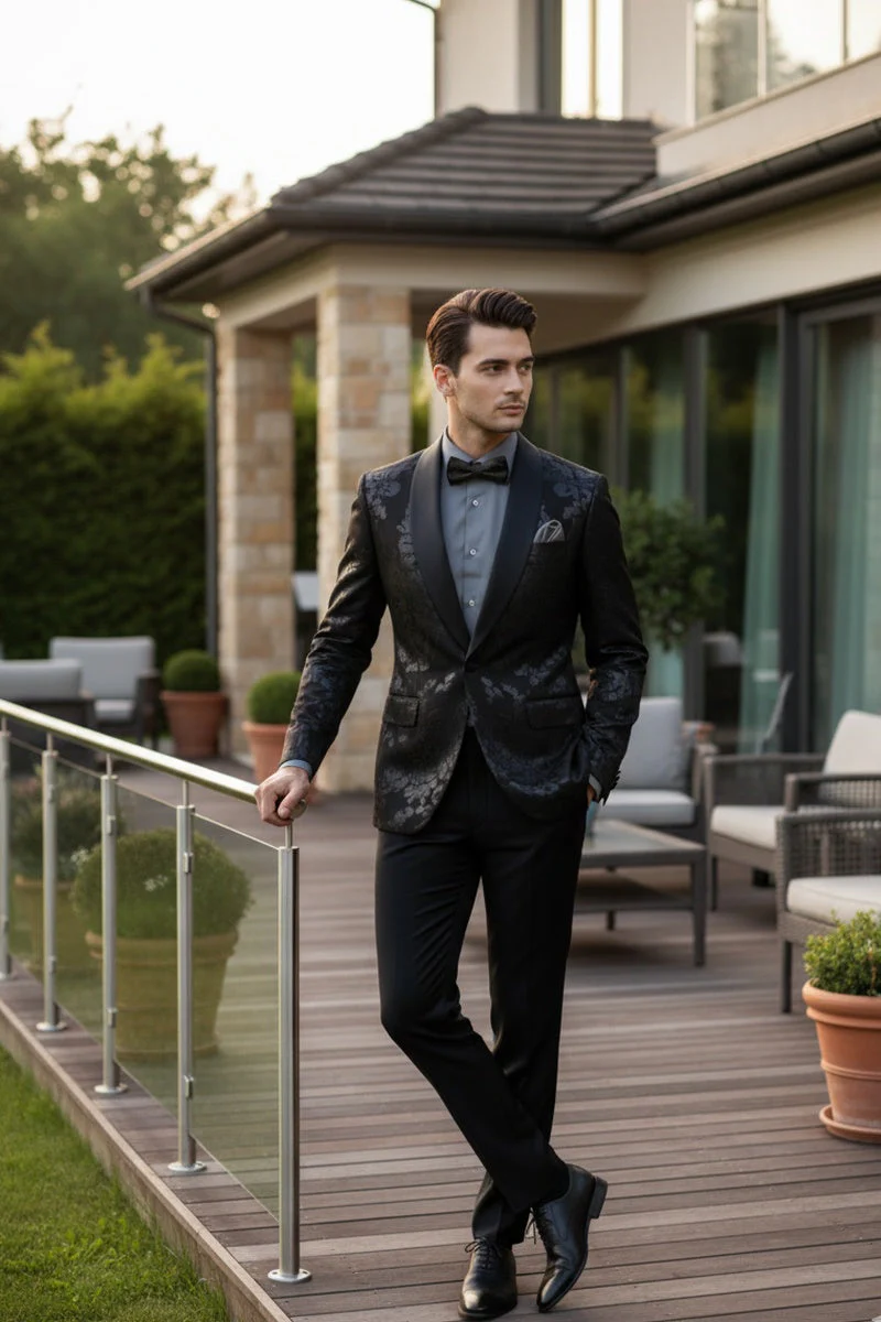 Fusion Black Tuxedo Jacket - 34 Short or Extra Small