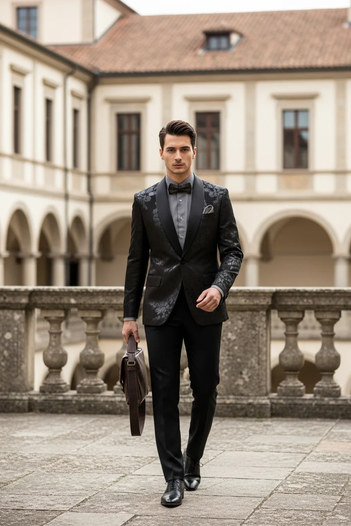 Fusion Black Tuxedo Jacket
