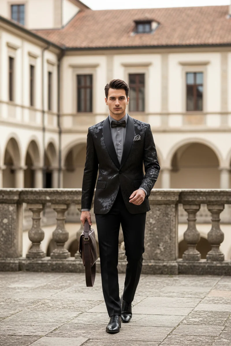 Fusion Black Tuxedo Jacket