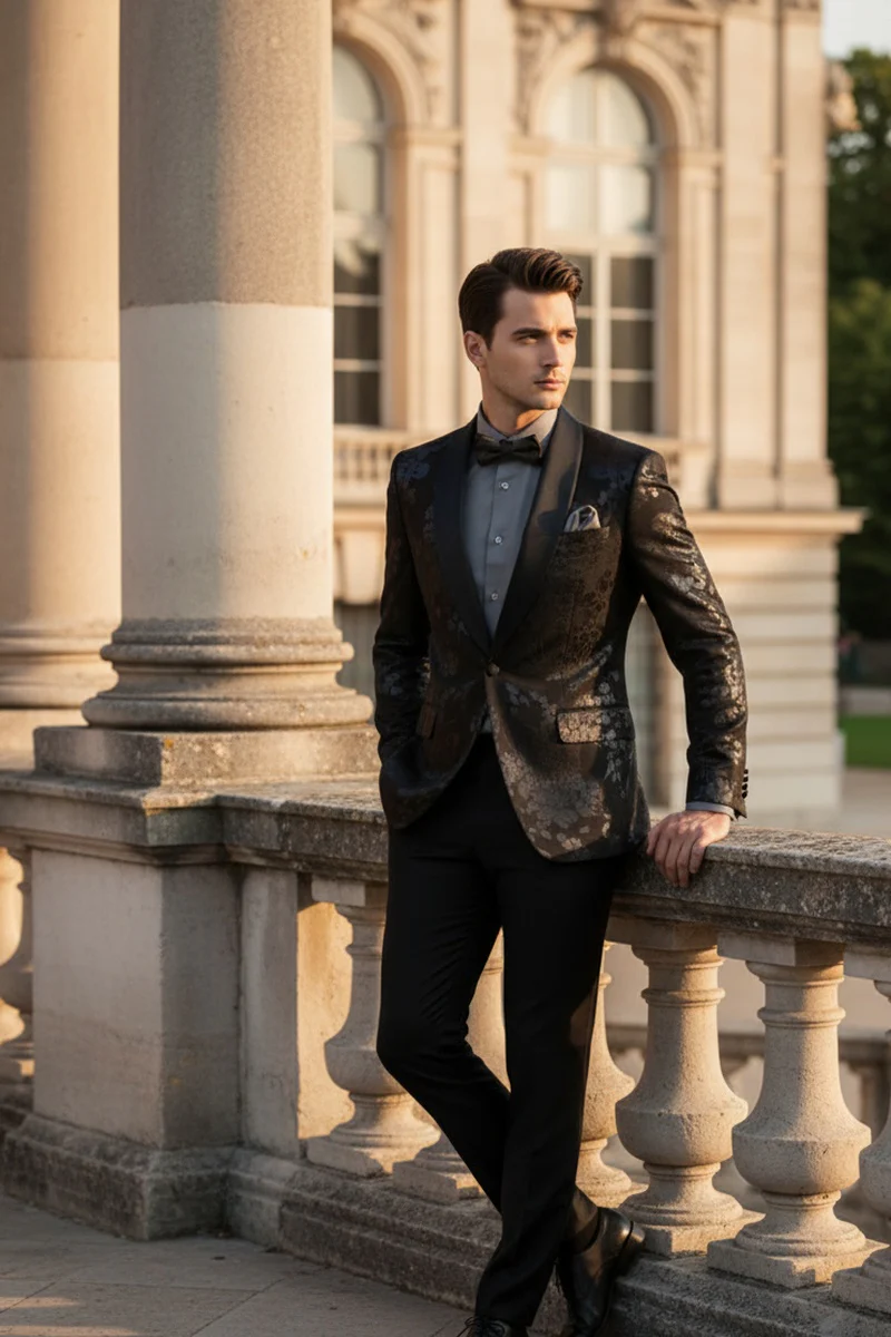 Fusion Black Tuxedo Jacket - 34 Short or Extra Small