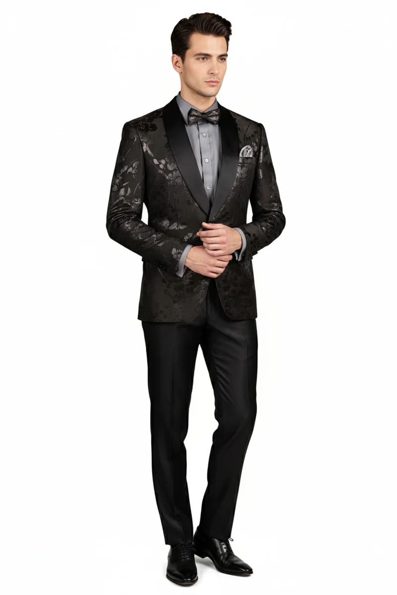 Fusion Black Tuxedo Jacket - 34 Short or Extra Small