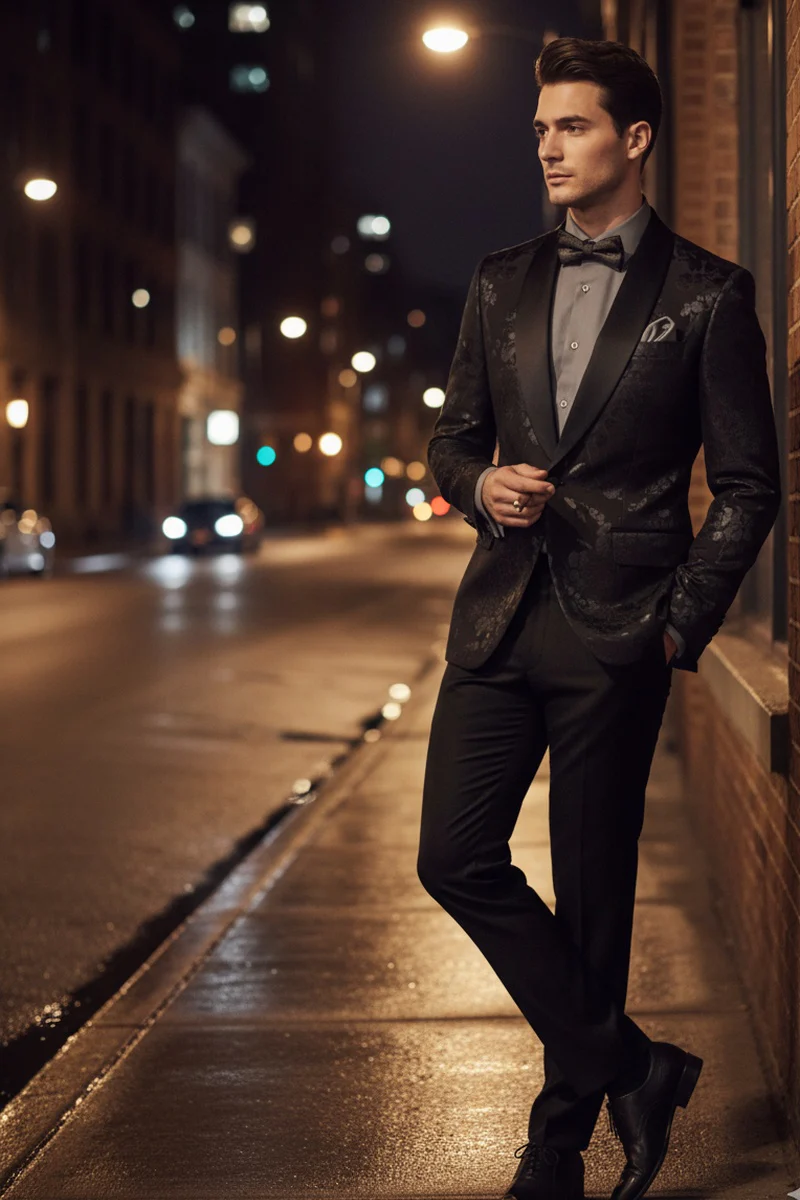 Fusion Black Tuxedo Jacket - 34 Short or Extra Small