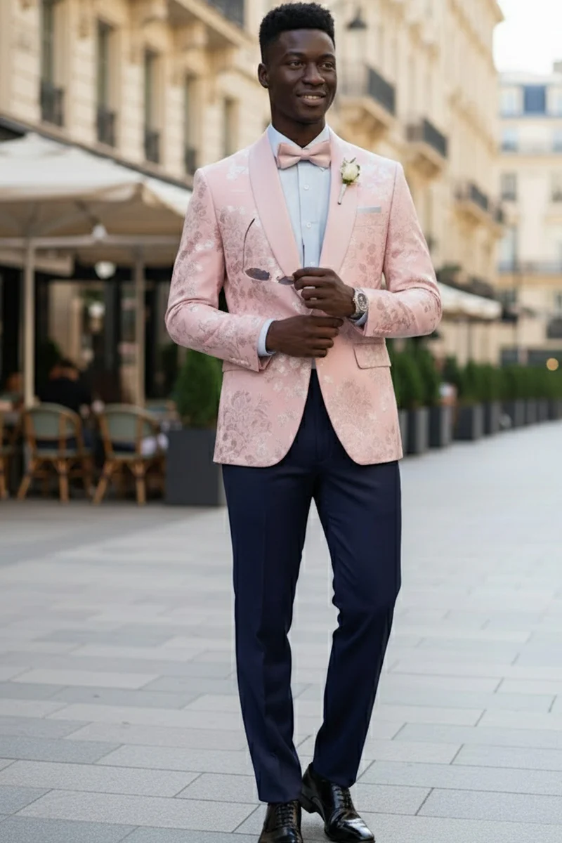 Fusion Pink Tuxedo Jacket - 34 Short or Extra Small
