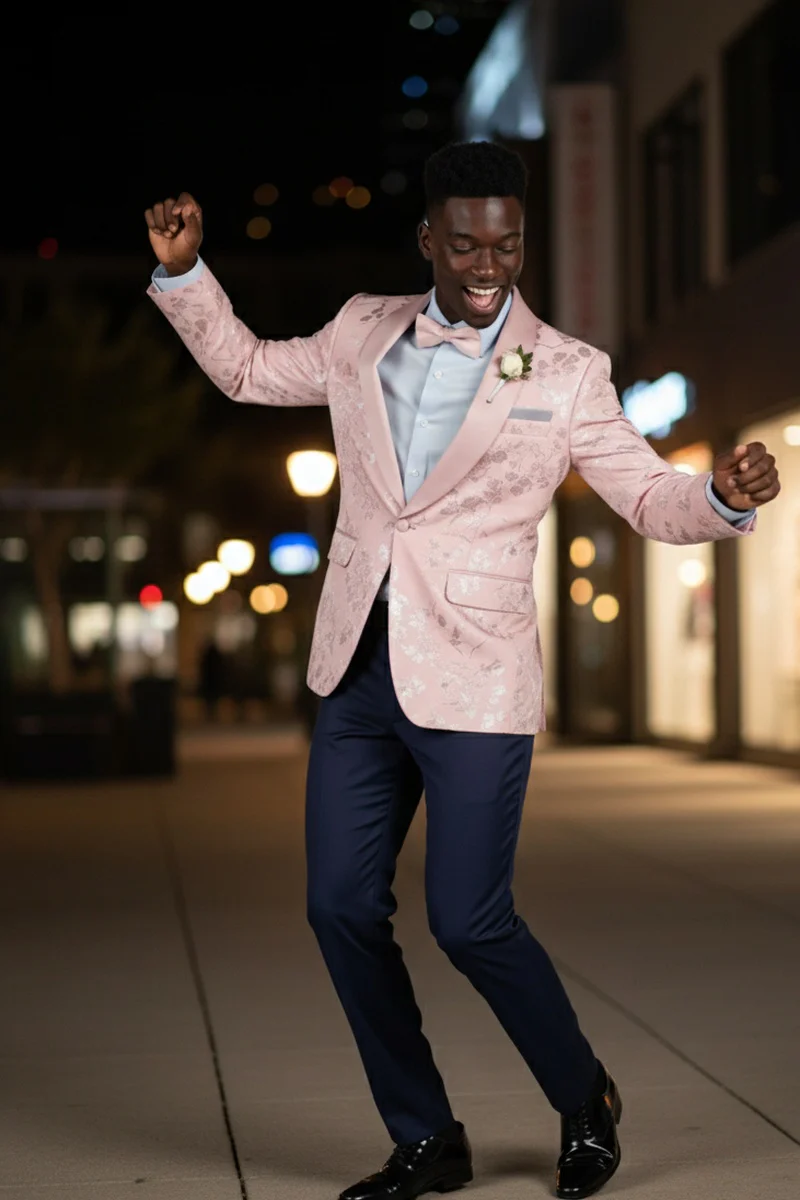 Fusion Pink Tuxedo Jacket - 34 Short or Extra Small