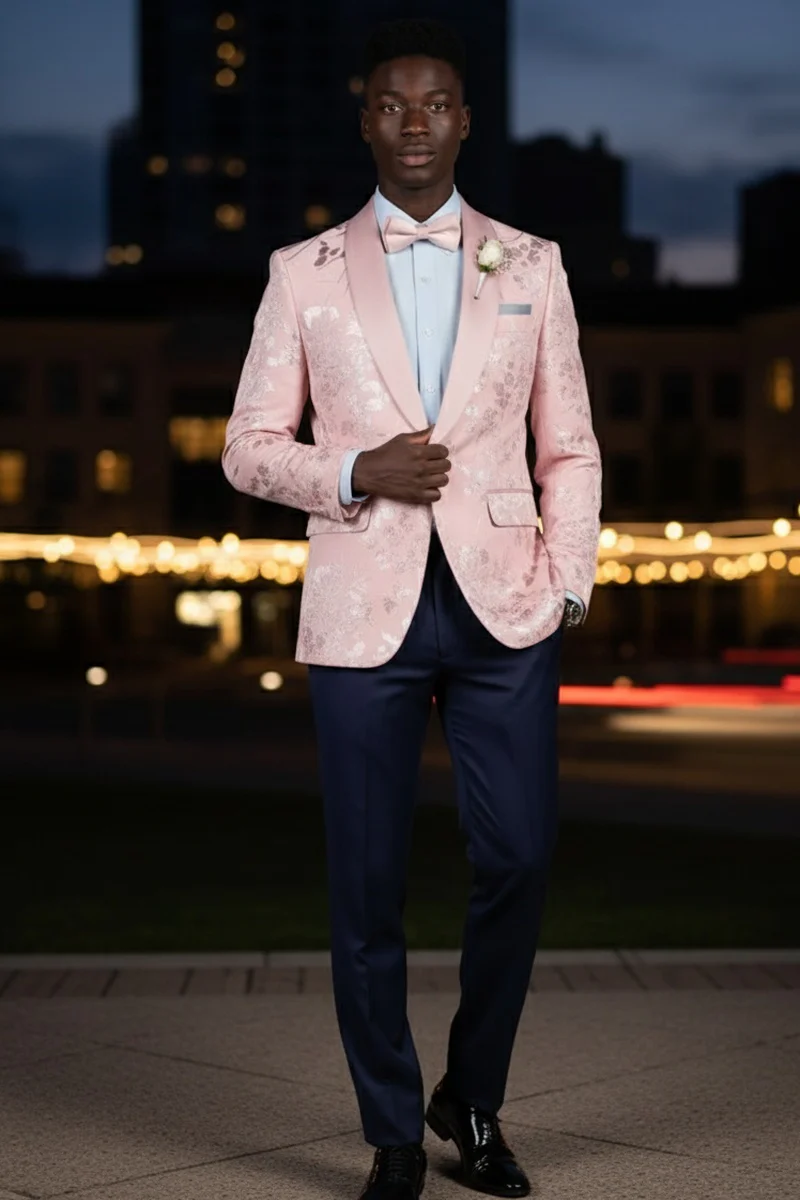 Fusion Pink Tuxedo Jacket - 34 Short or Extra Small