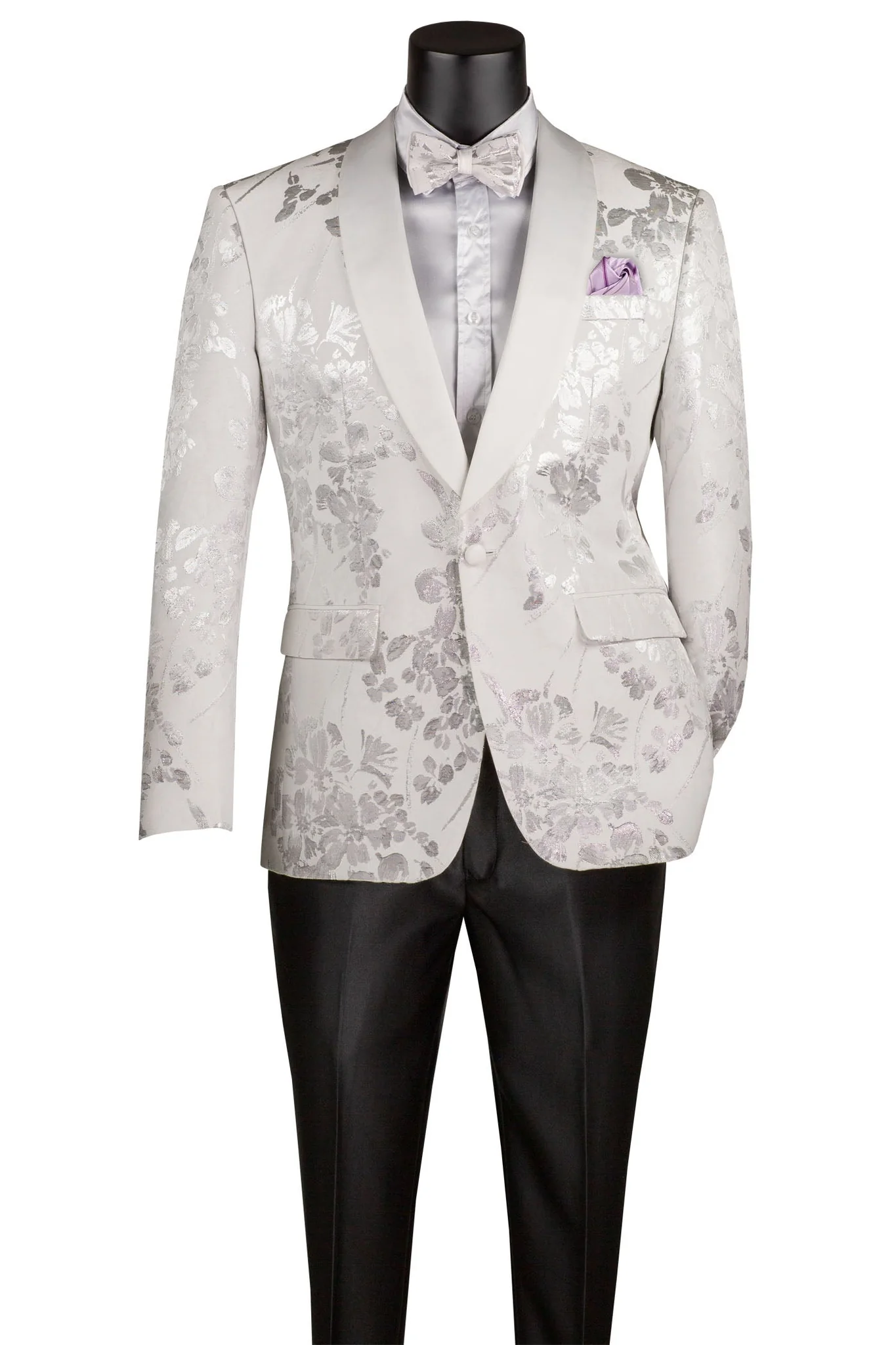 Fusion White Tuxedo Jacket - 34 Short or Extra Small