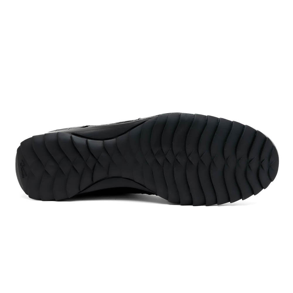 Marco Di Milano Vulcan Black Alligator Sneakers - 8
