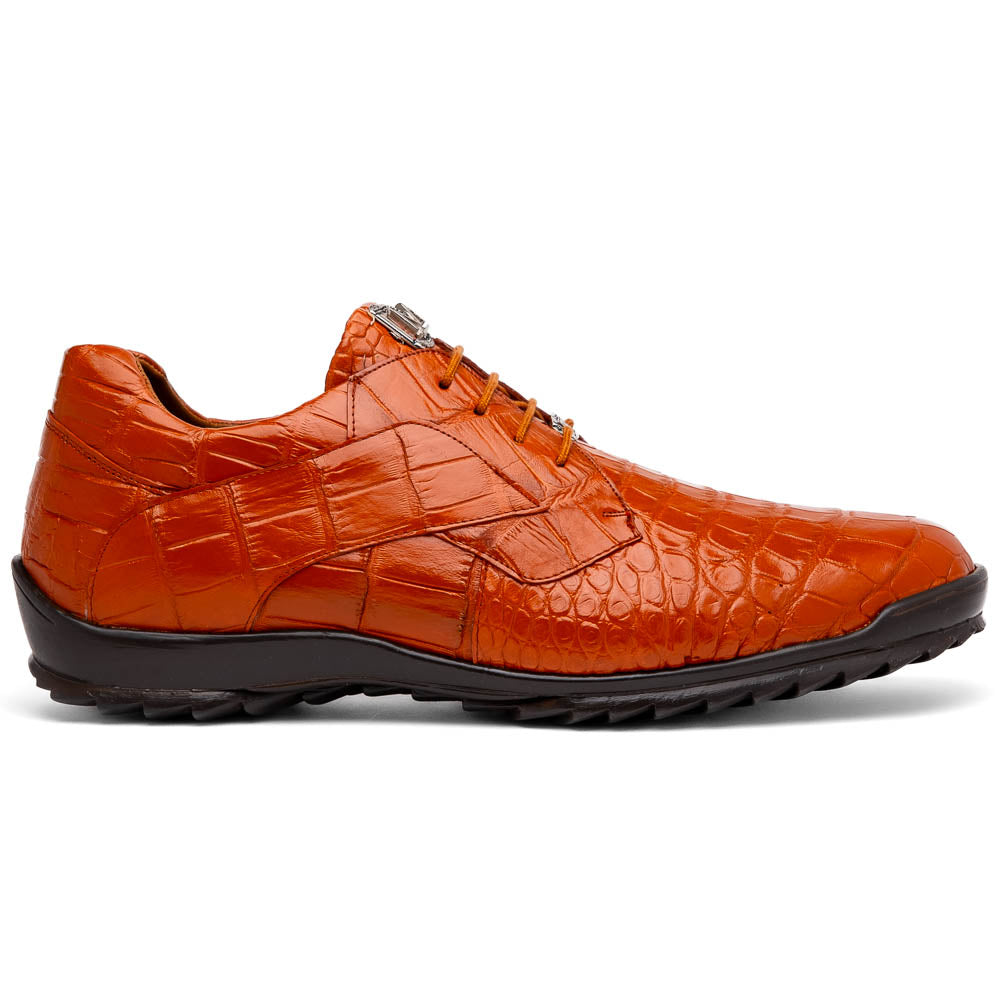 Marco Di Milano Vulcan Honey Alligator Sneakers - 8