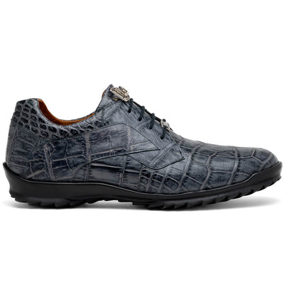 Marco Di Milano Vulcan Alligator Sneakers Grey