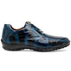 Marco Di Milano Vulcan Alligator Sneakers Blue