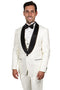 "Mens Stacy Adams Suit - Stacy Adams Suit Men's Ivory Tuxedo - Vested One Button Shawl Lapel"