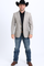 Western Blazer - Saco Para Hombre - Mens Double Button Western Beige Blazer