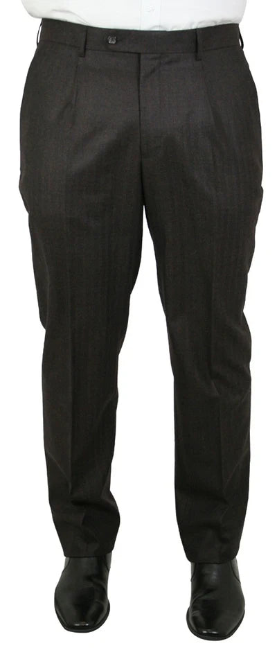 Wilcox Suit - grey  Wool Herringbone