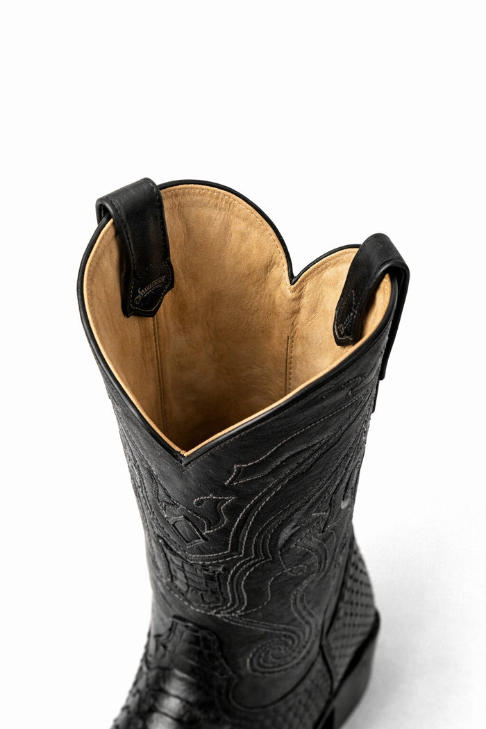 Men's Wild West Python Skin J Toe Boots 29957-New Designer Collection