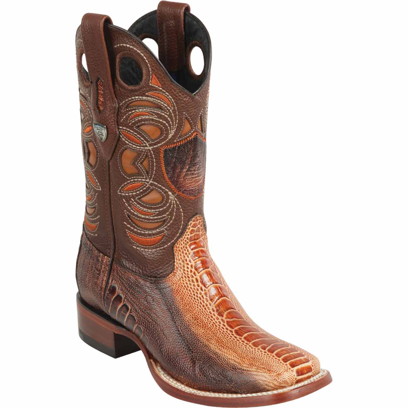 Men's Wild West Ostrich Leg Ranch Toe Boot 28240588 - 6