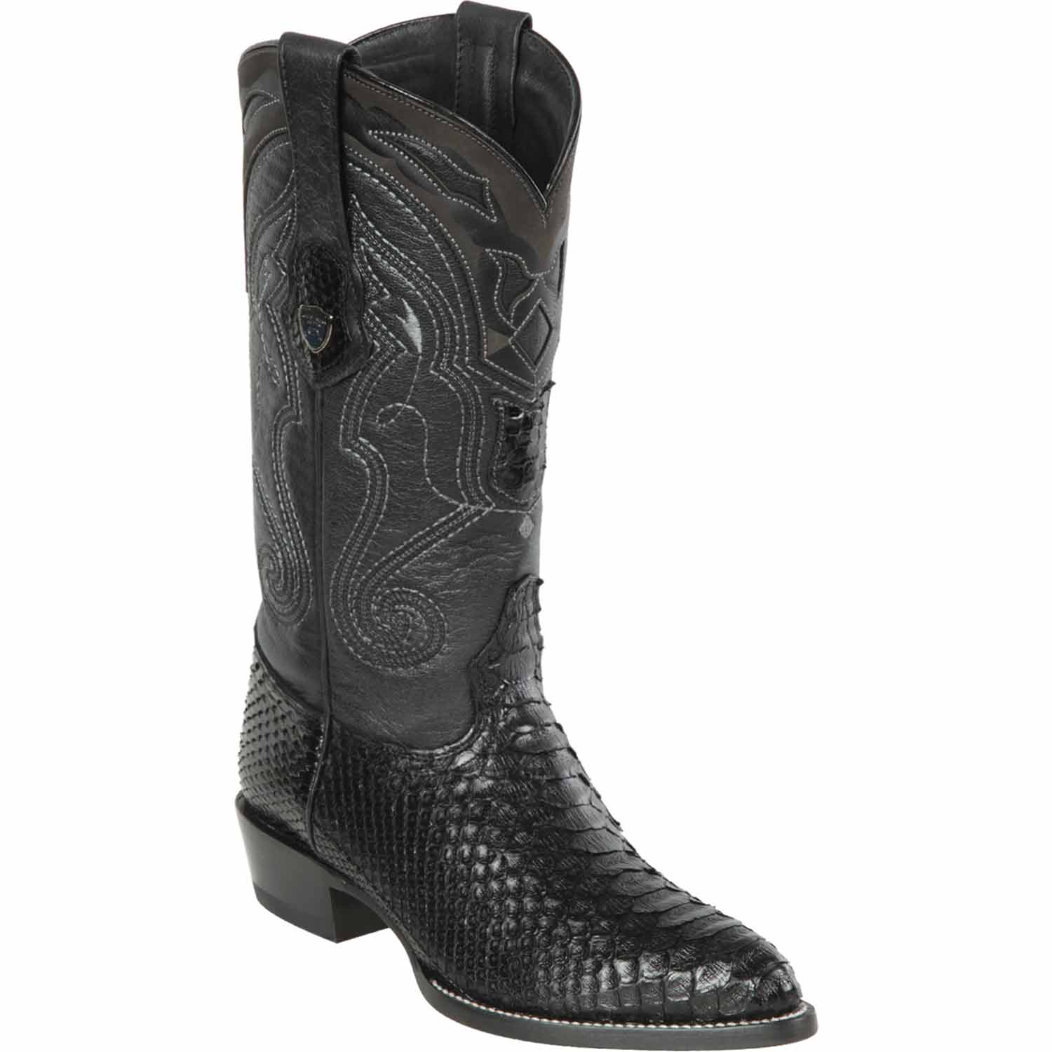 Men's Wild West Python Skin J Toe Boots 29957-New Designer Collection - 6