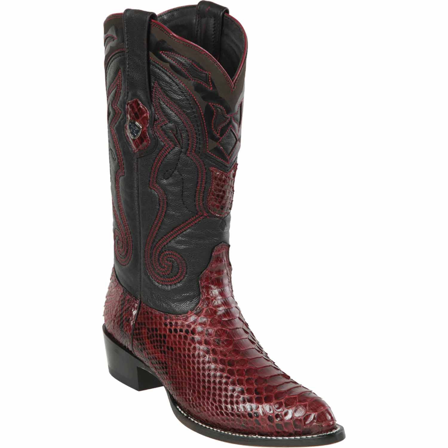 Men's Wild West Python Skin J Toe Boots 29957-New Designer Collection - 6
