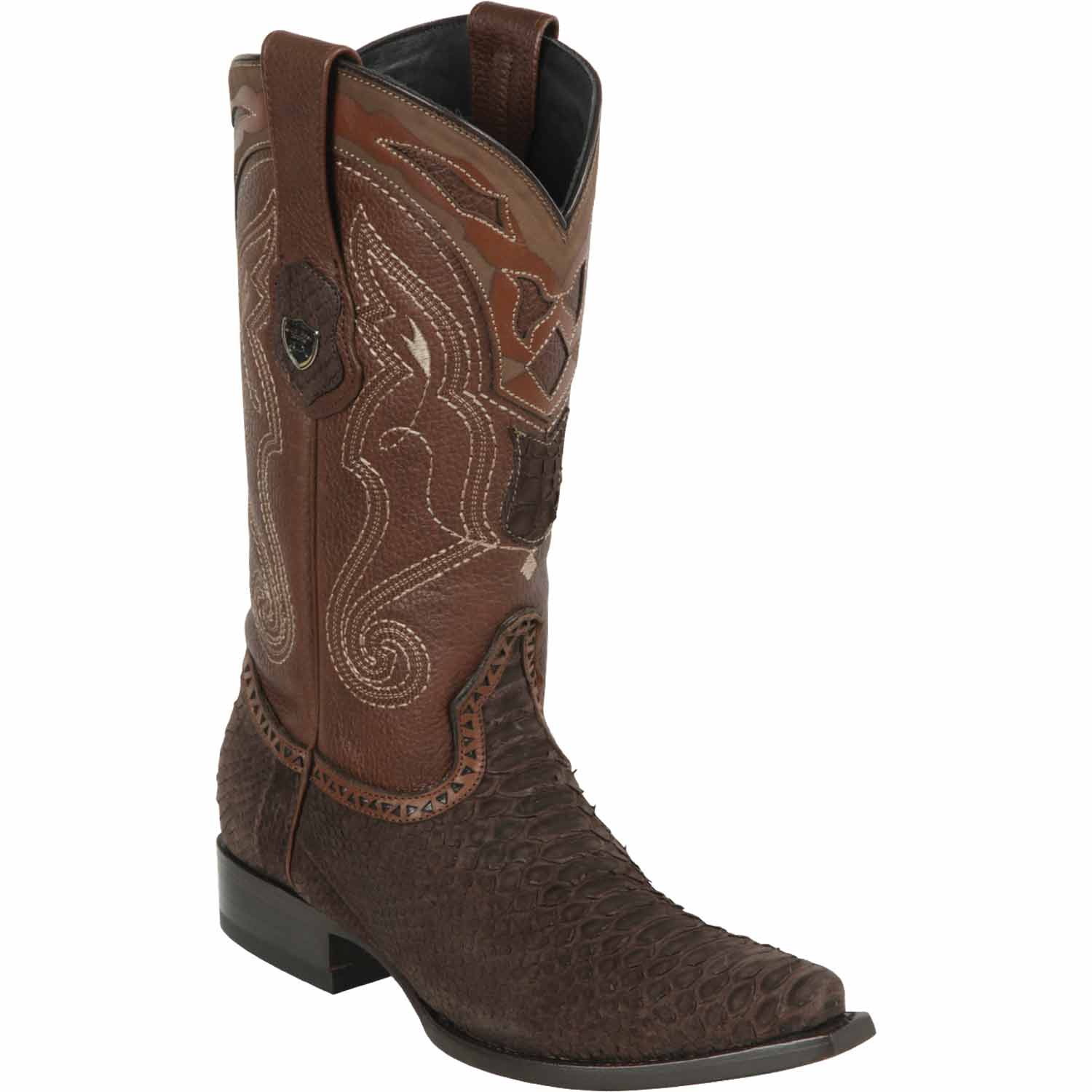 Men's Wild West Python Skin Snip Toe Boot 294N5707 - 6
