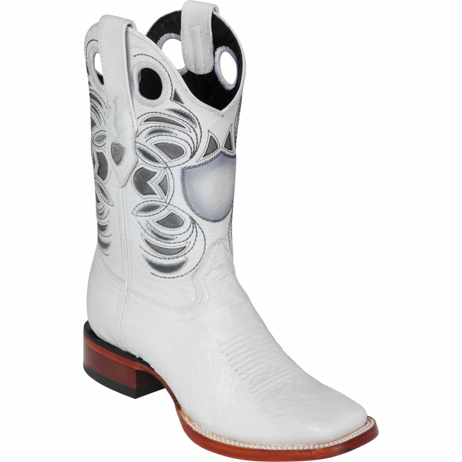 Men's Wild West Smooth Ostrich Ranch Toe Boots 282497 - 6