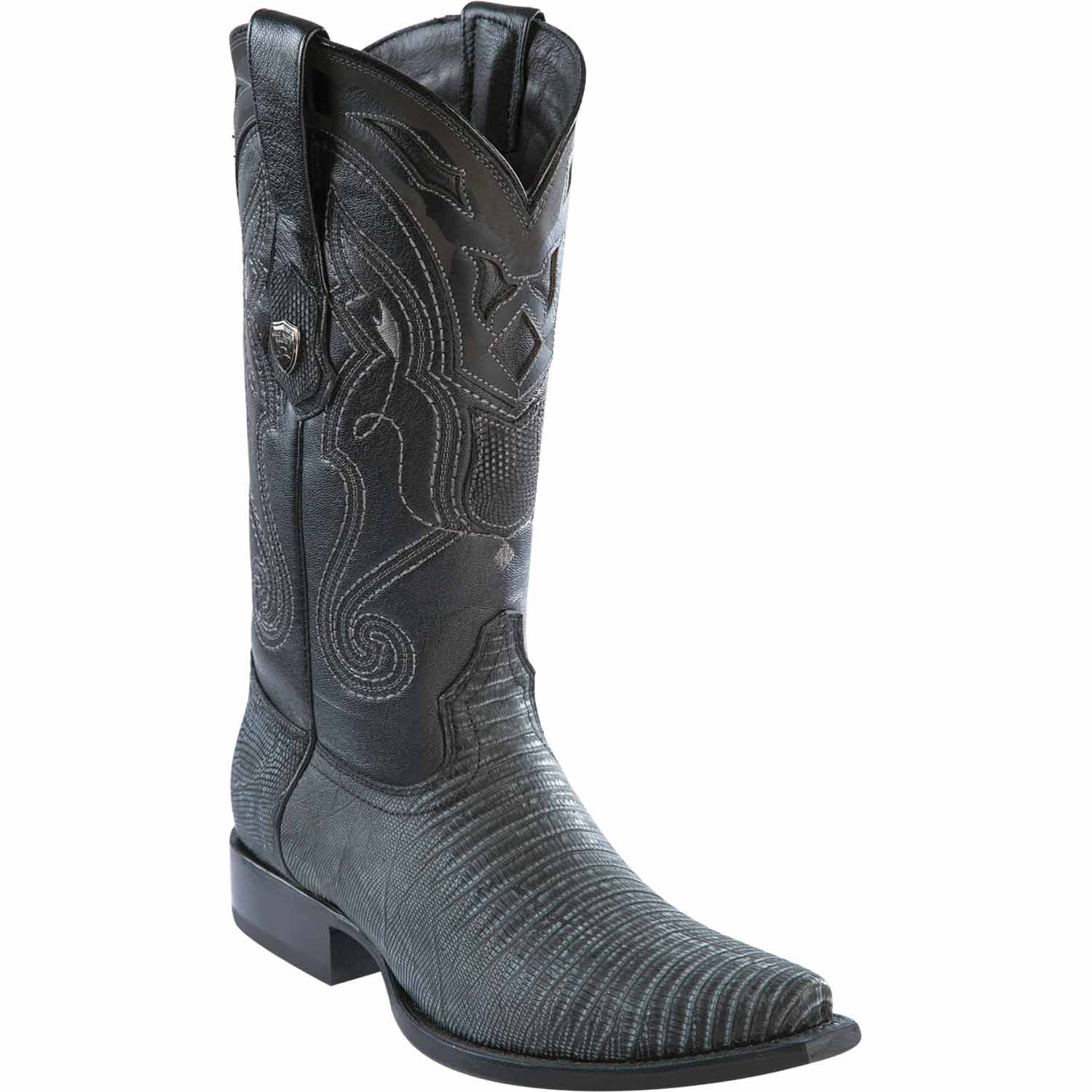 Men's Wild West Teju Lizard Skin Snip Toe Boots 29407 - 6