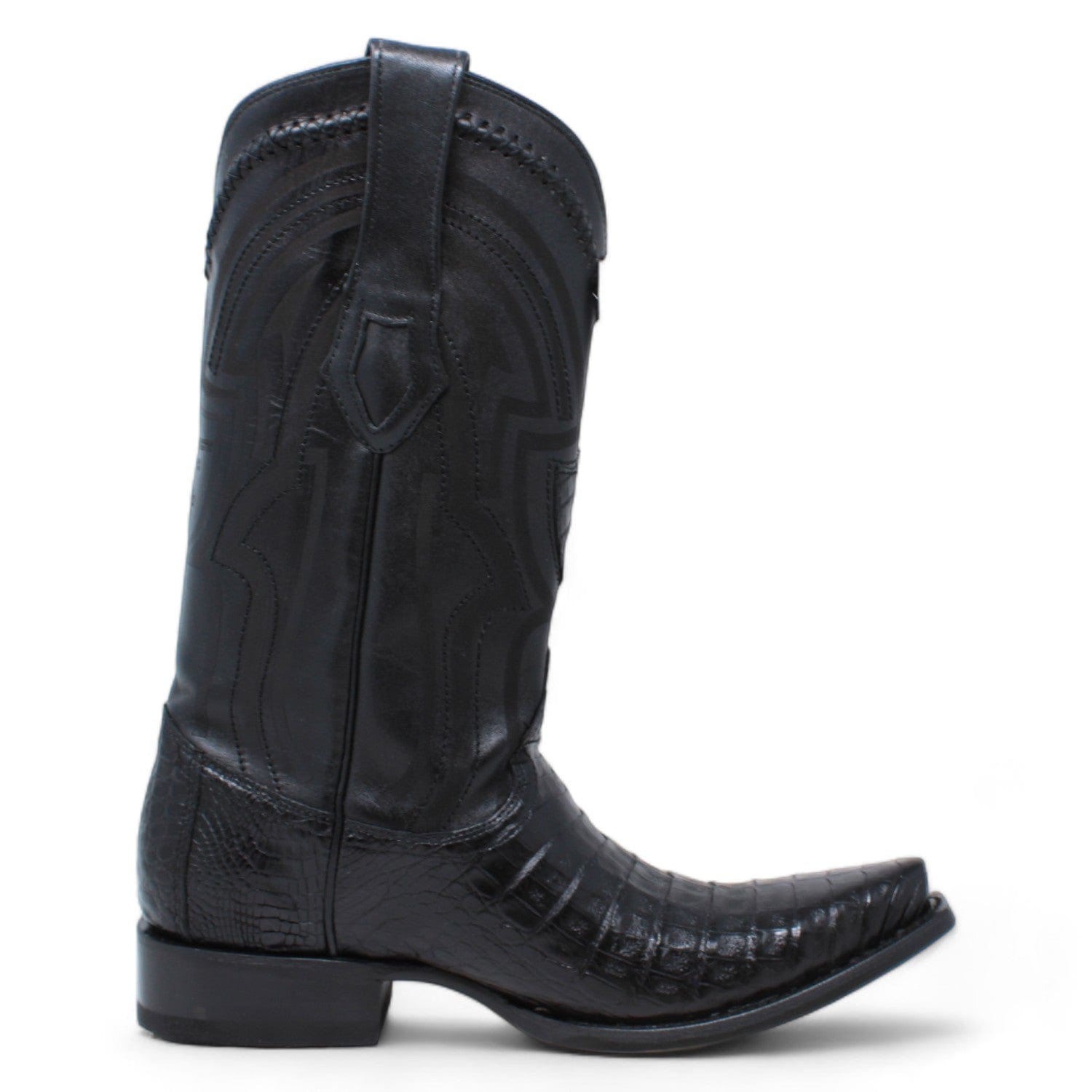 Men's Wild West Caiman Belly Skin Snip Toe Boot 294L8205 - 6