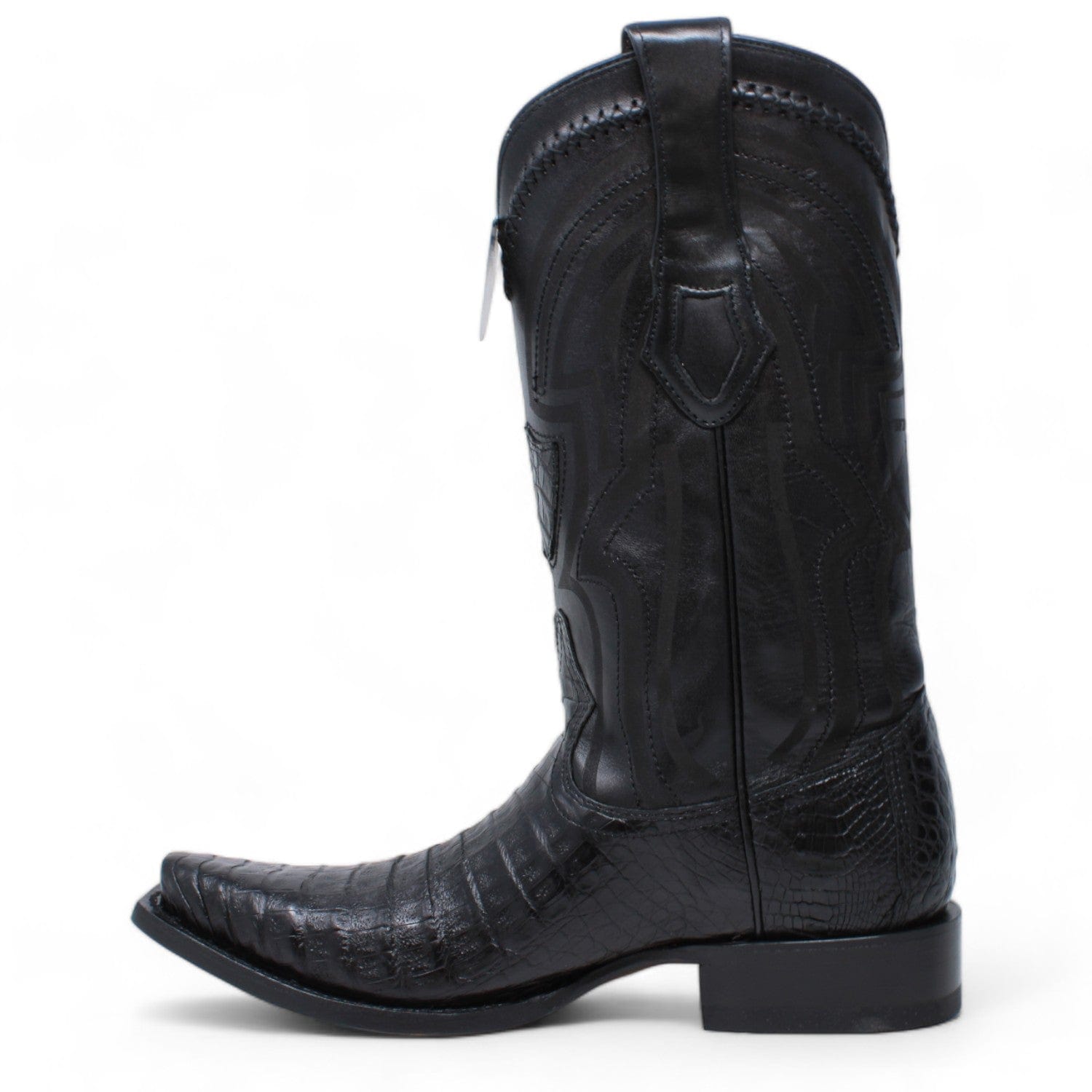 Men's Wild West Caiman Belly Skin Snip Toe Boot 294L8205 - 6