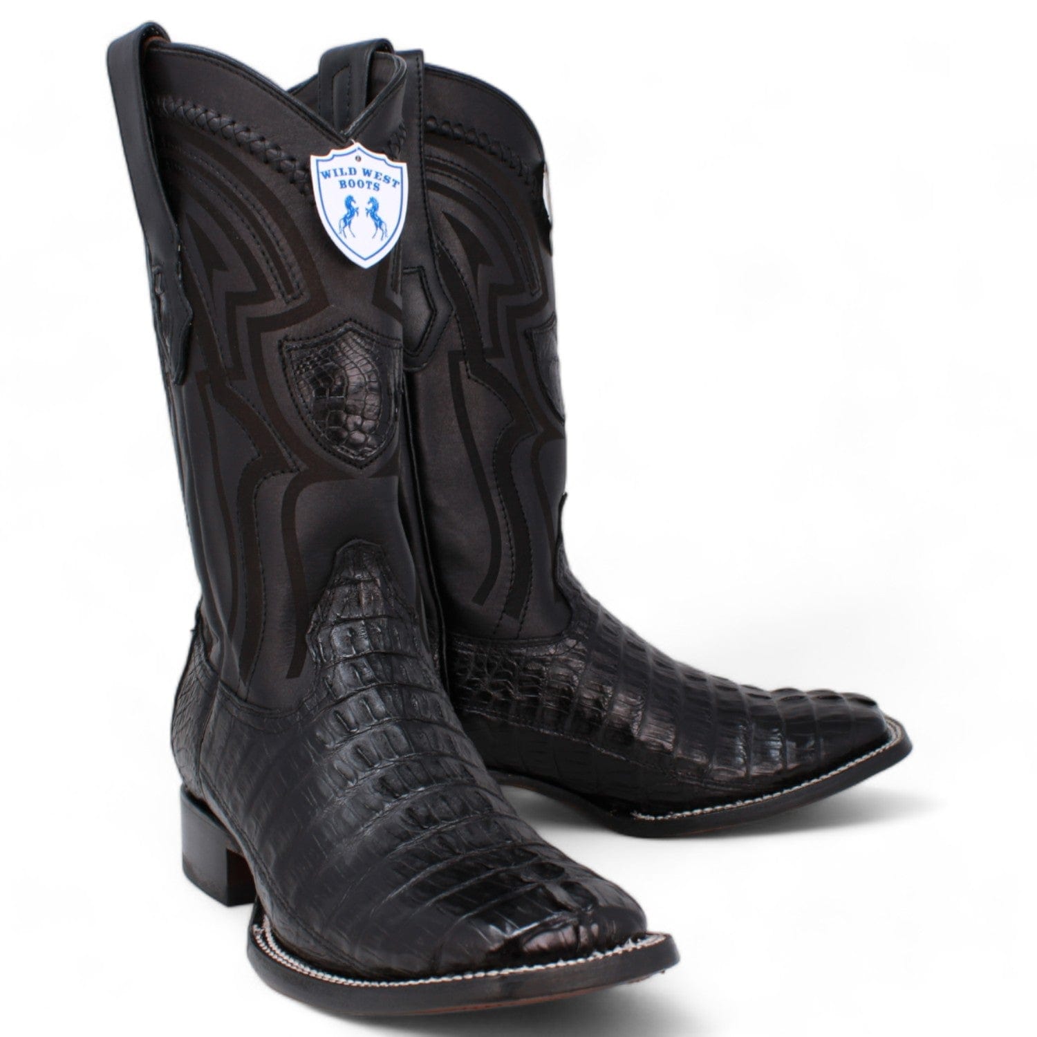 Men's Wild West Caiman Tail Ranch Toe Boots 2824L01 - 6