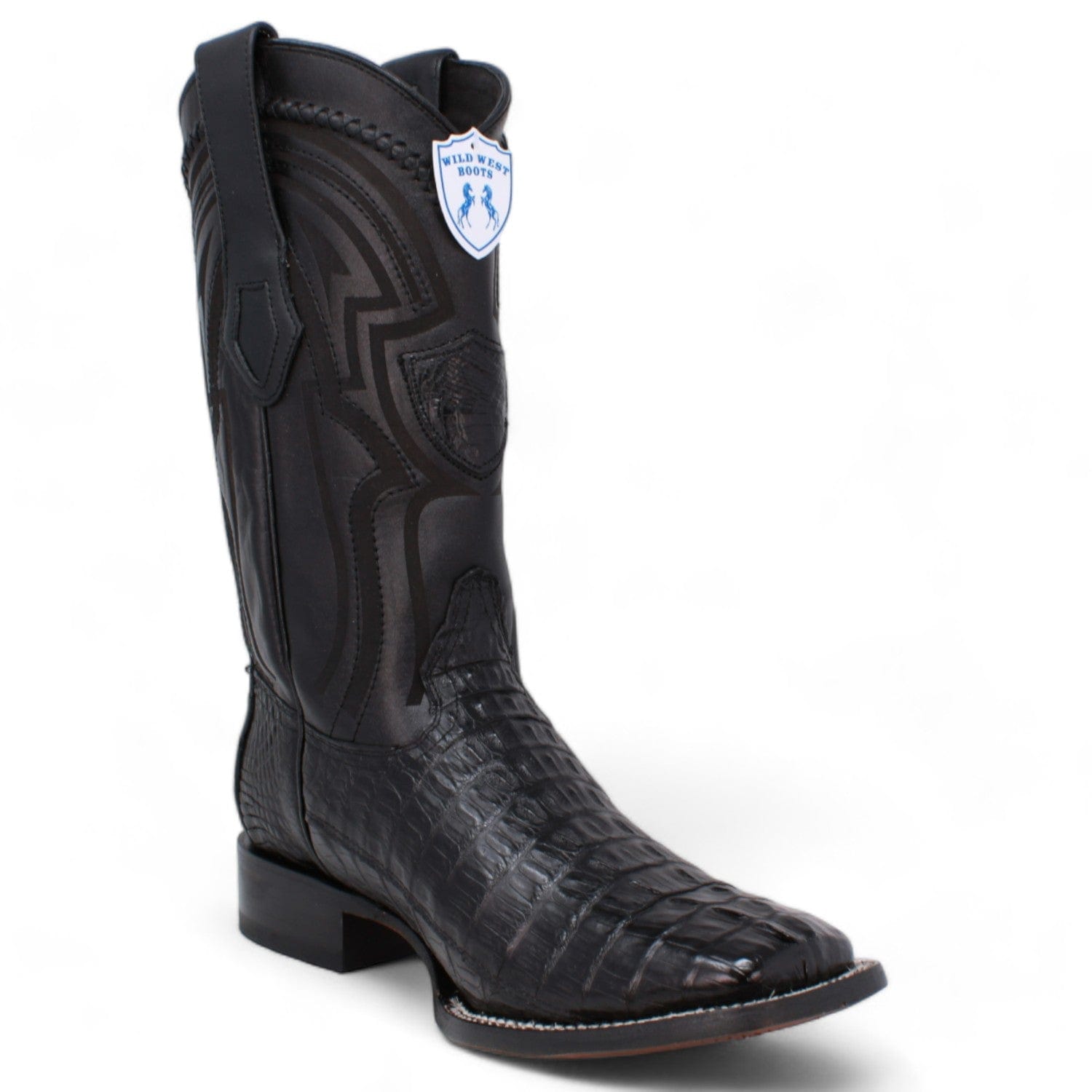 Men's Wild West Caiman Tail Ranch Toe Boots 2824L01 - 6