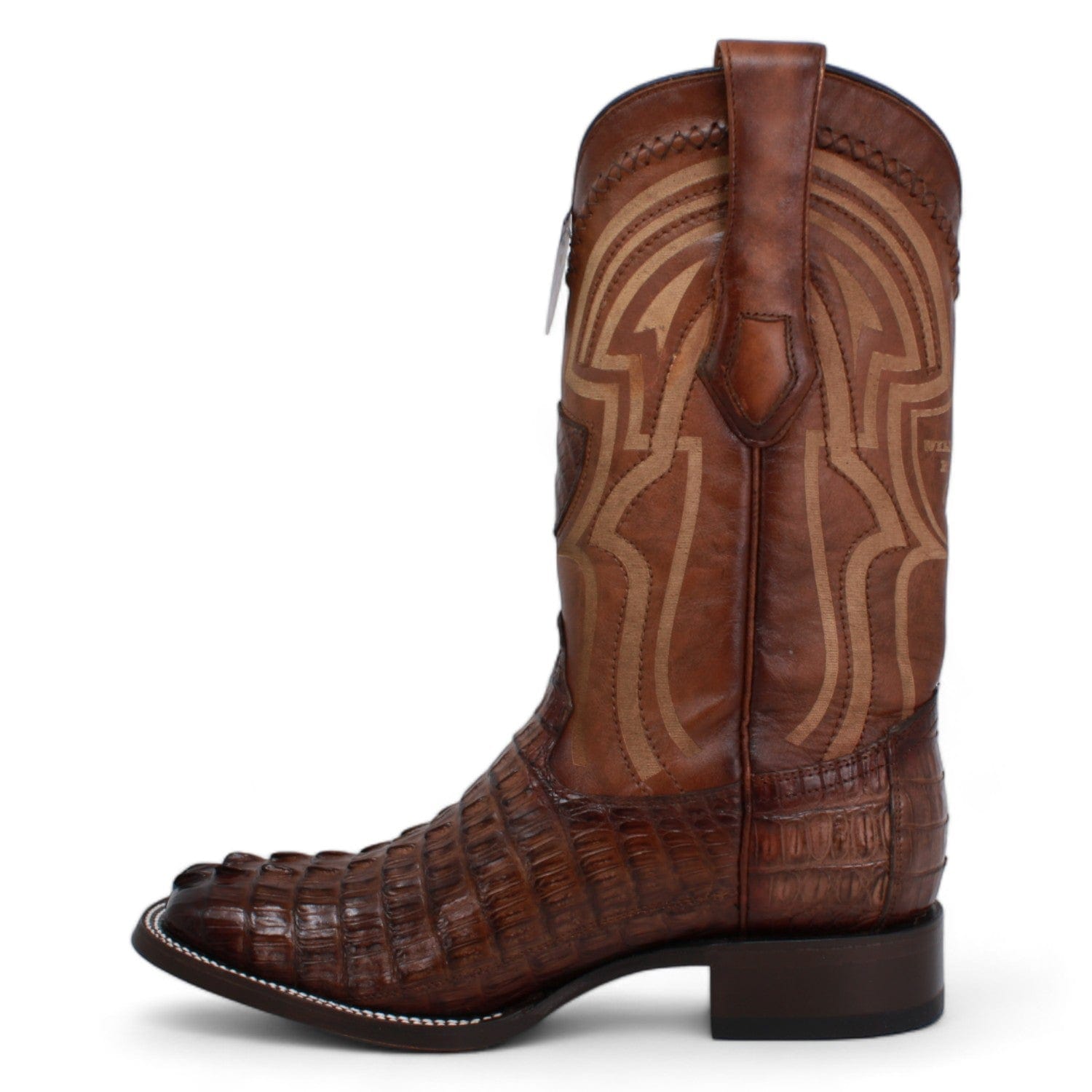 Men's Wild West Caiman Tail Ranch Toe Boots 2824L01 - 6