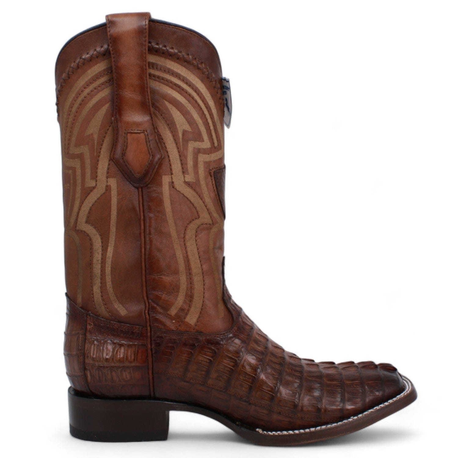 Men's Wild West Caiman Tail Ranch Toe Boots 2824L01 - 6