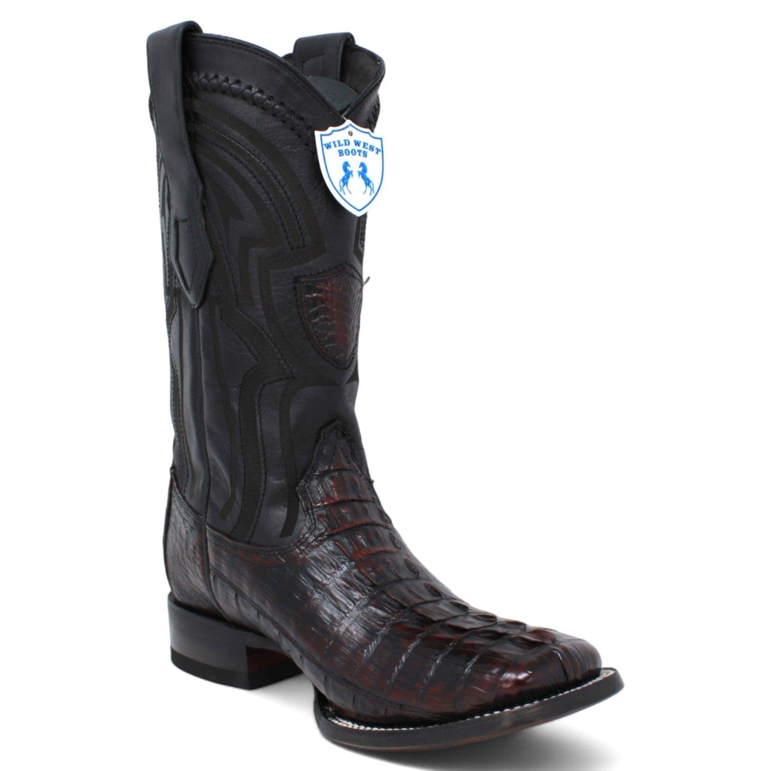 Men's Wild West Caiman Tail Ranch Toe Boots 2824L01 - 6