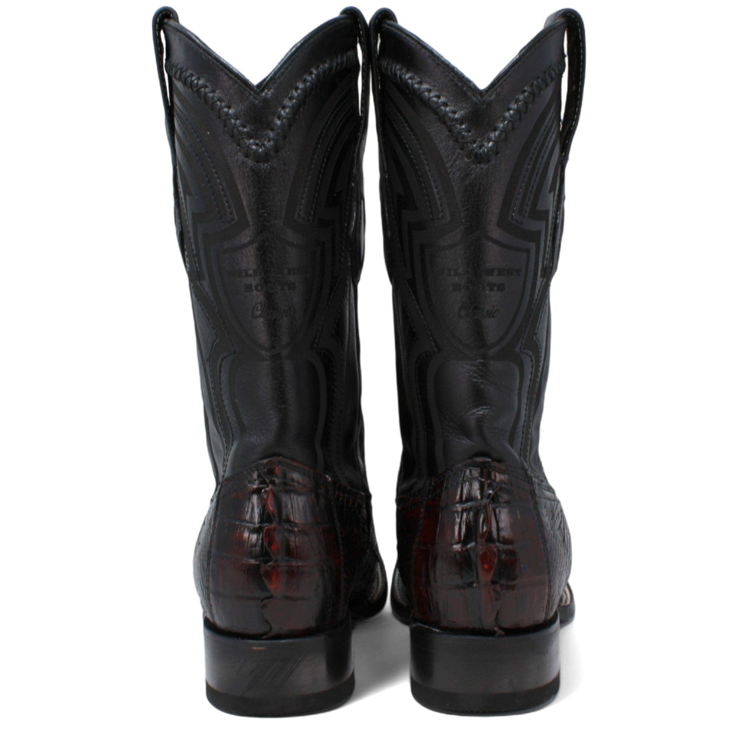 Men's Wild West Caiman Tail Ranch Toe Boots 2824L01 - 6