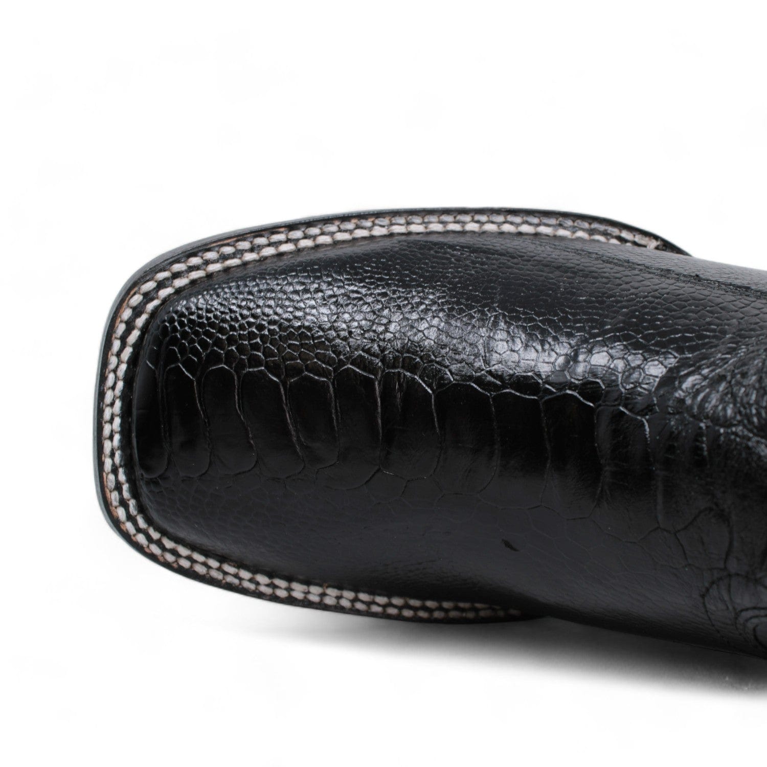 Men's Wild West Ostrich Leg Ranch Toe Boots 2824L05 - 6