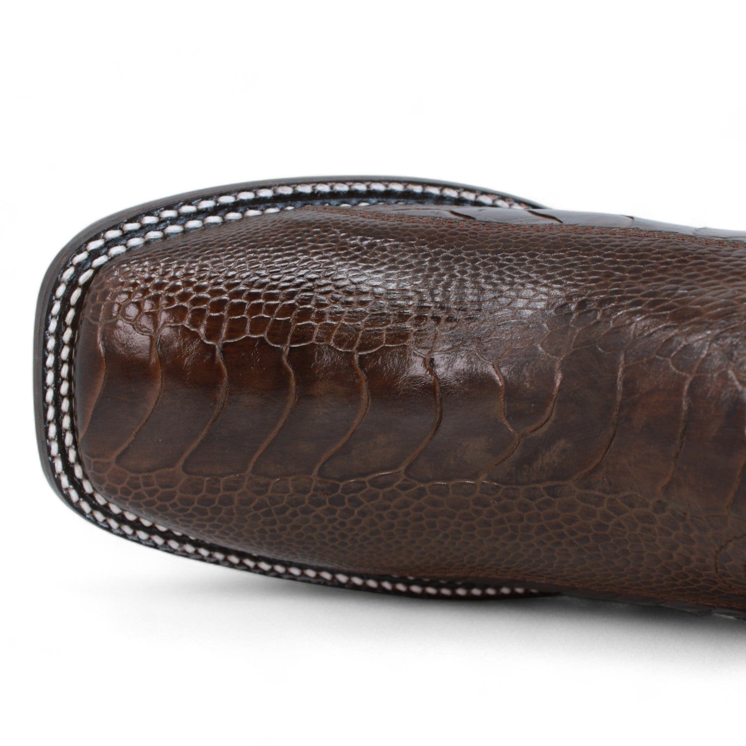 Men's Wild West Ostrich Leg Ranch Toe Boots 2824L05 - 6