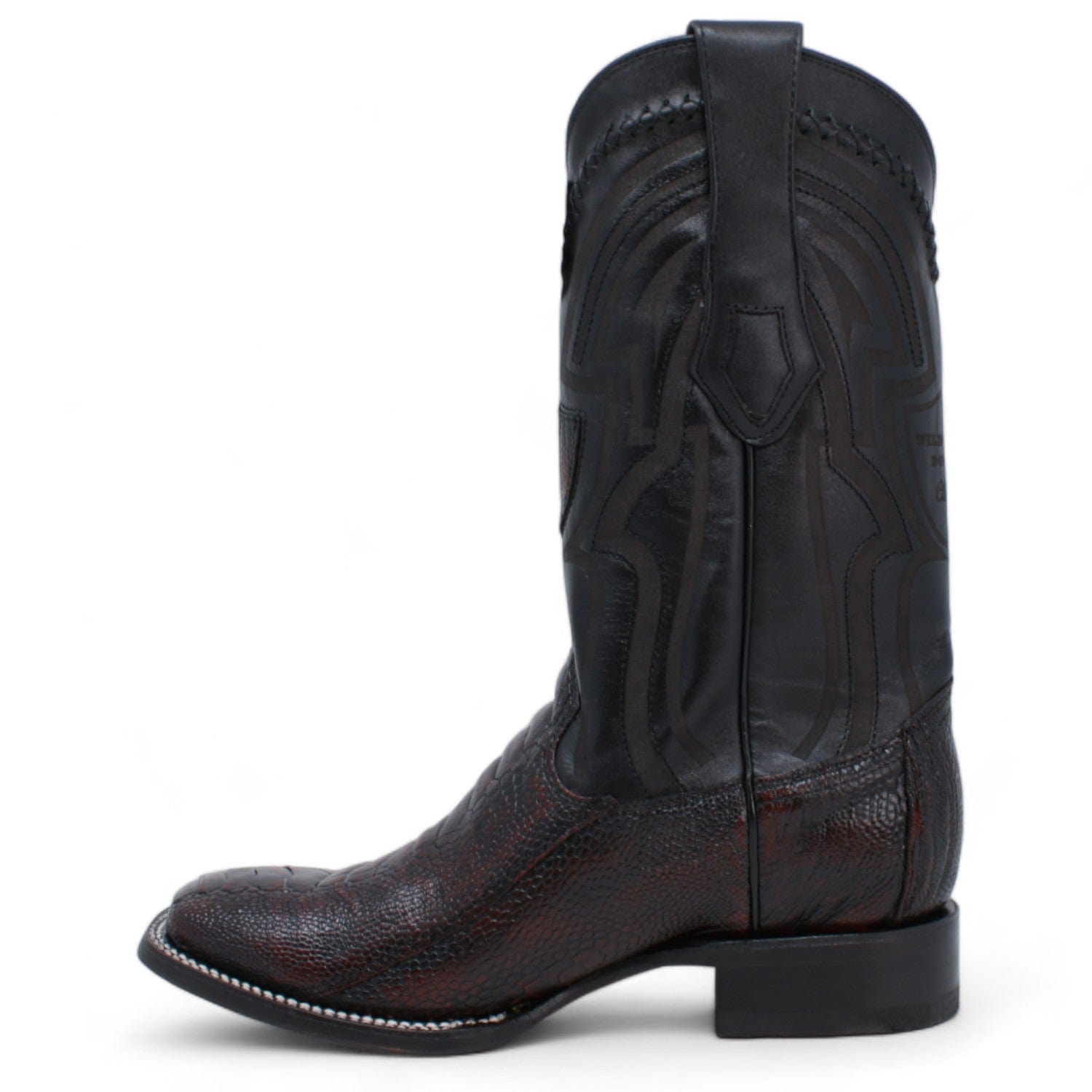 Men's Wild West Ostrich Leg Ranch Toe Boots 2824L05 - 6
