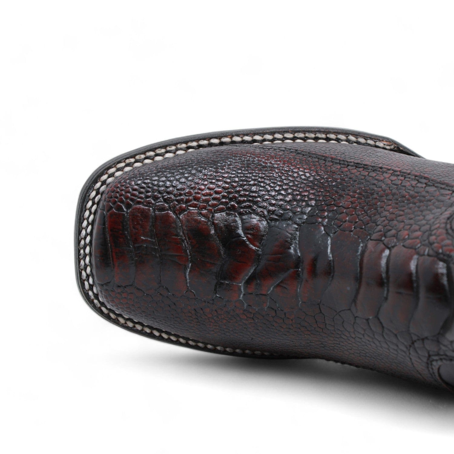 Men's Wild West Ostrich Leg Ranch Toe Boots 2824L05 - 6