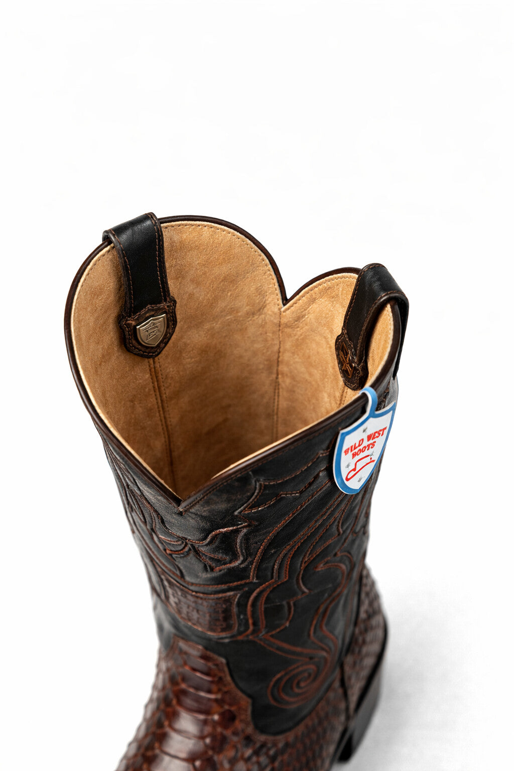 Men's Wild West Python Skin J Toe Boots 29957-New Designer Collection
