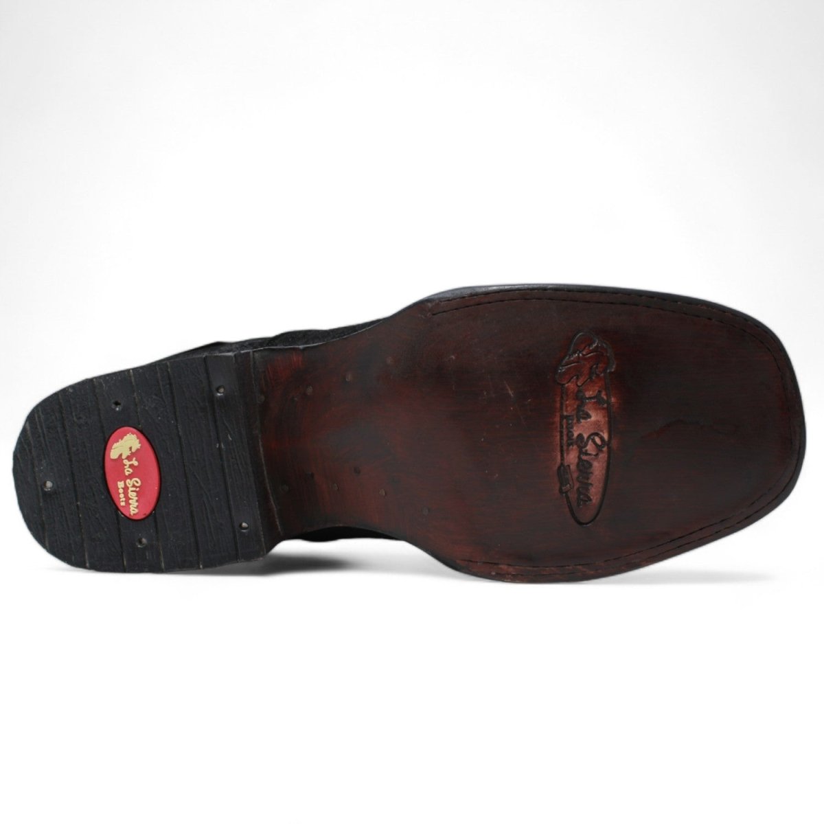 Women's Square Toe Python Print Ankle Boot - Black