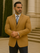 "Wool & Cashmere Men's Overcoat - Full Length in Camel"