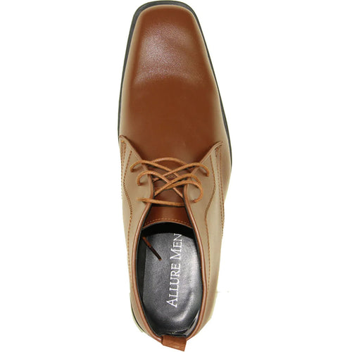 "Brown Men's Formal Ankle Boot for Prom 2026 & Wedding Events"