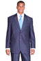 "Sharkskin Suit Men's Navy - 2 Button Diagonal Shiny Design"