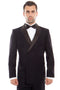 Navy Blue Men's Slim Fit Double Breasted Tuxedo