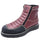 Zapatos de Trabajo Cuero Original con Doble Zipper Color Vino WD