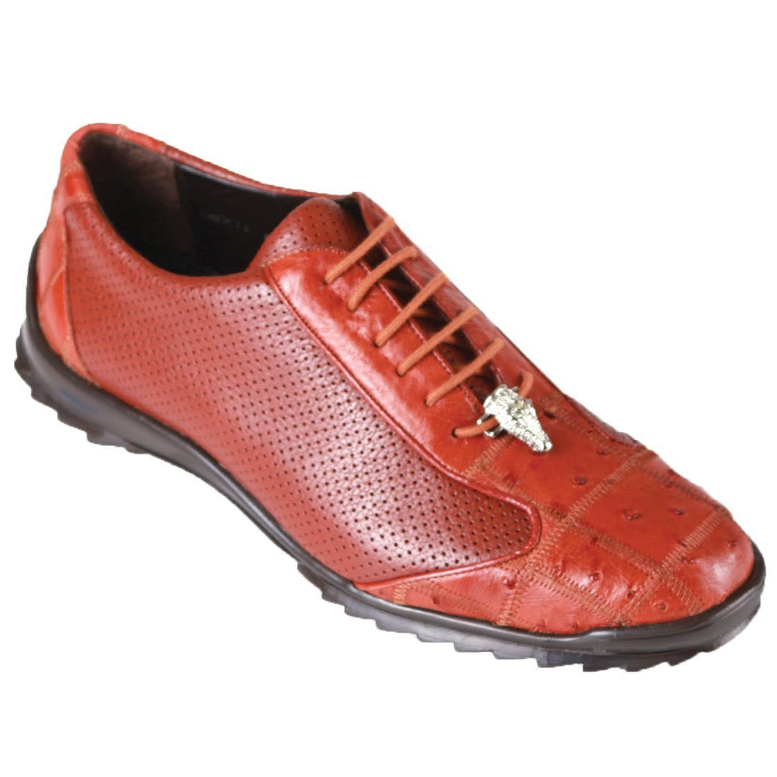 Sneaker  Estilo Casual Avestruz Zig-Zag - 6