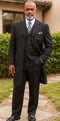 Zoot Suit - Mens Double Button Vested Fashion Black Zoot Suit