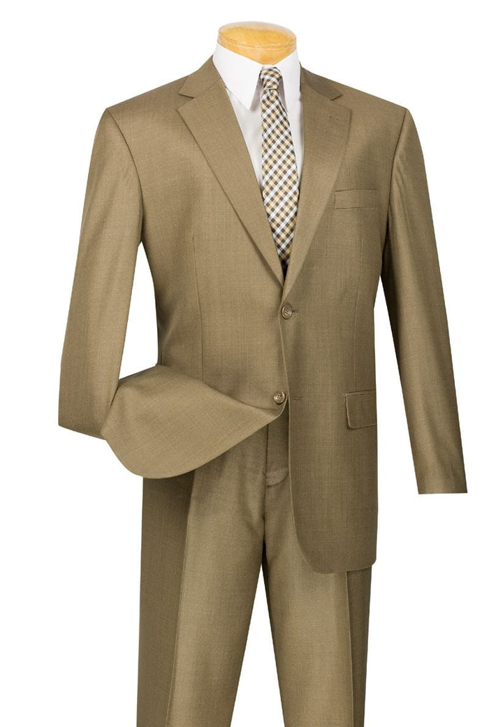 Vinci Men's 2-Piece Basket Weave Executive Suit