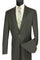 Color Vinci Men's 2 Pc Wool-Look Executive Suit Stylish Solid Color